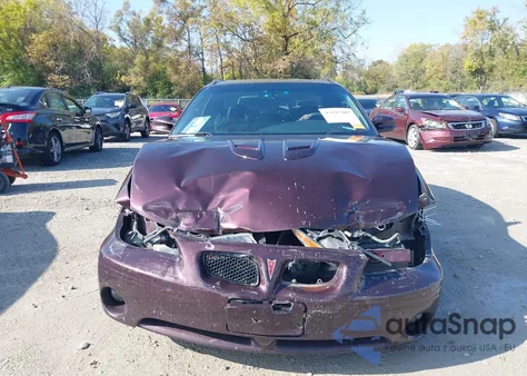 2002 Pontiac Grand Prix Gt from USA, damaged, VIN 1G2WP12K72F223697